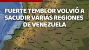 ALERTA SÍSMICA: Fuerte temblor de magnitud entre 7.0 y 7.5 sacude gran parte de Venezuela.